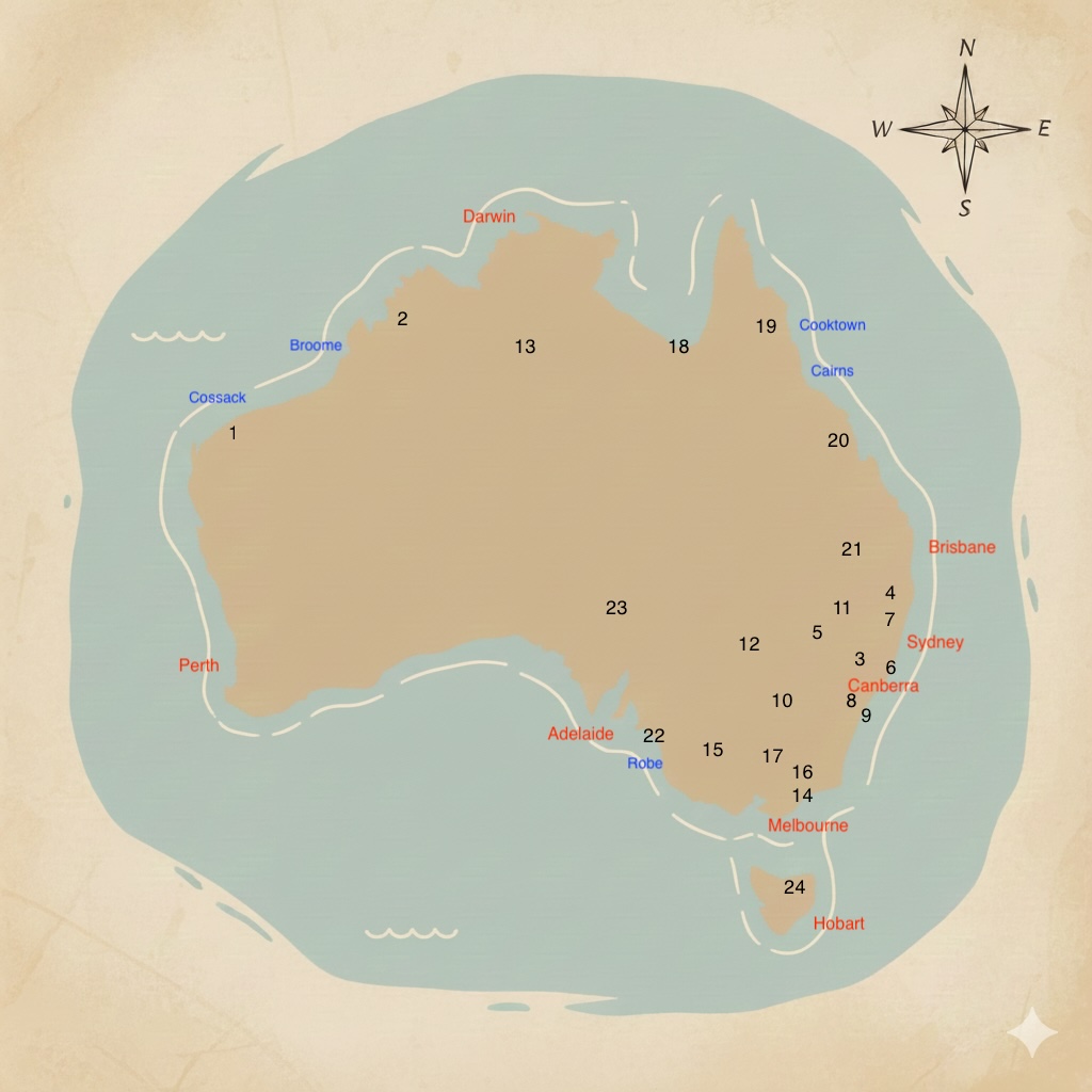 Regions in Chinese Australian history